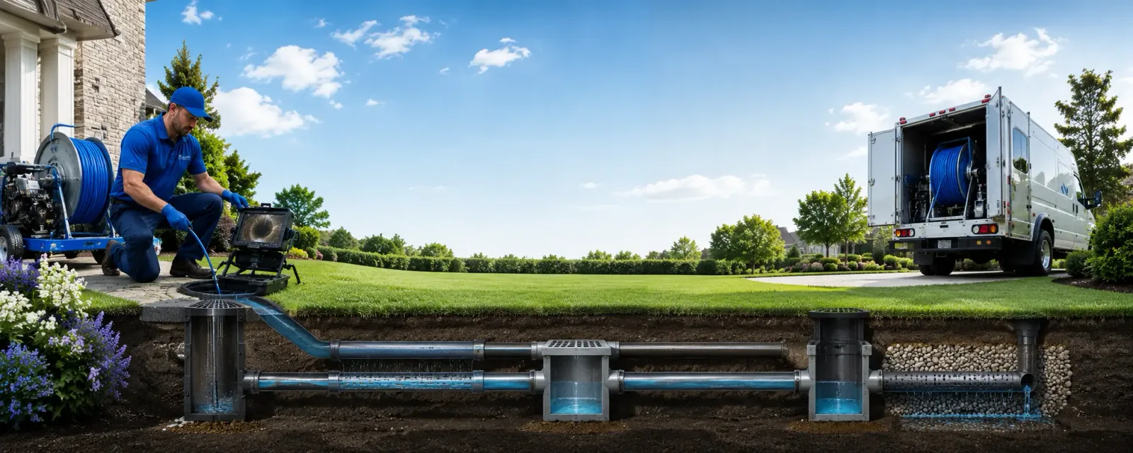 Outdoor drain cleaning information for Thayer, IN